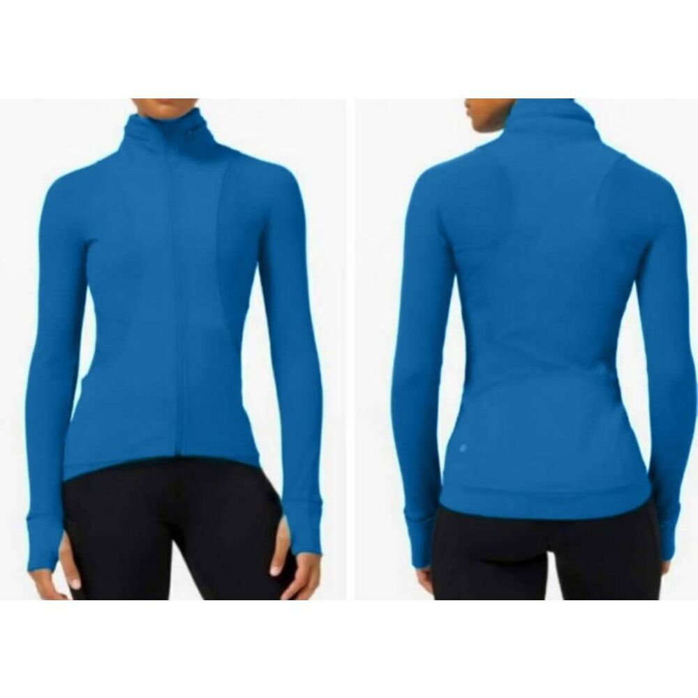 LULULEMON ATHLETICA Fast Free Jacket in Hawaiian Blue Size 2